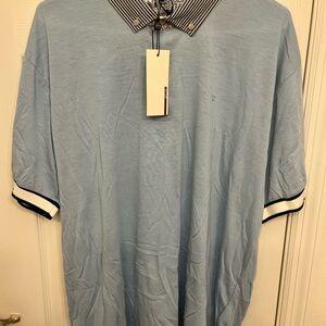 Men's Light Blue Polo Shirt